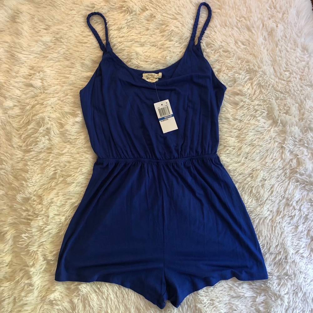 Cobalt soft romper